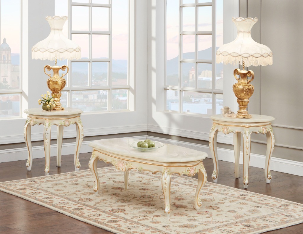 Ivory-Decorated-Tables-Set-102-Nino-Madia-New-Jersey-Italian-French-furniture-importer